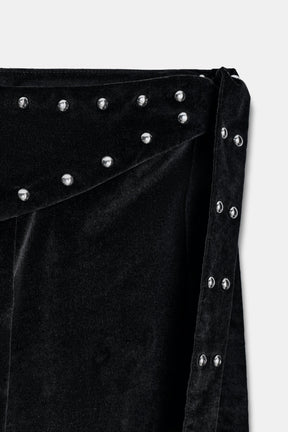 Studded Flare Trousers
