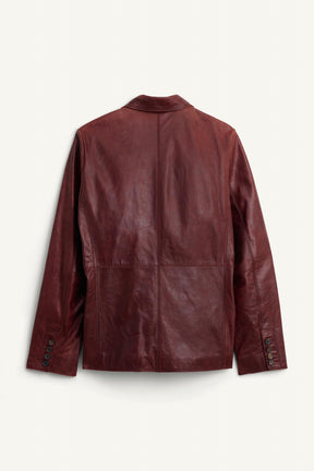 LIMITED EDITION LEATHER SUIT BLAZER - Image 6