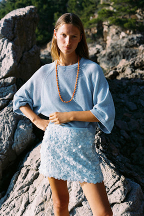 KNIT JUMPER WITH LOOSE-FIT SLEEVES - Image 1