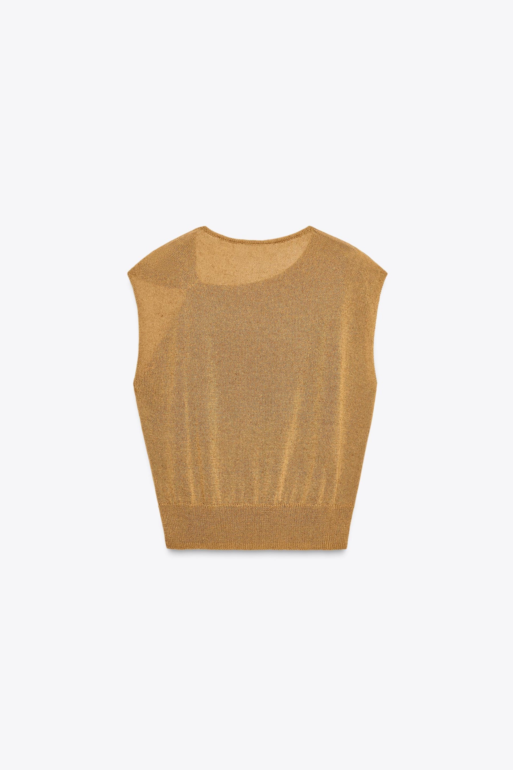 KNIT TRIM TOP - Image 4