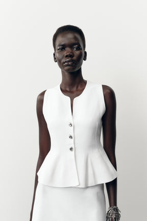 PEPLUM KNIT TOP - Image 2