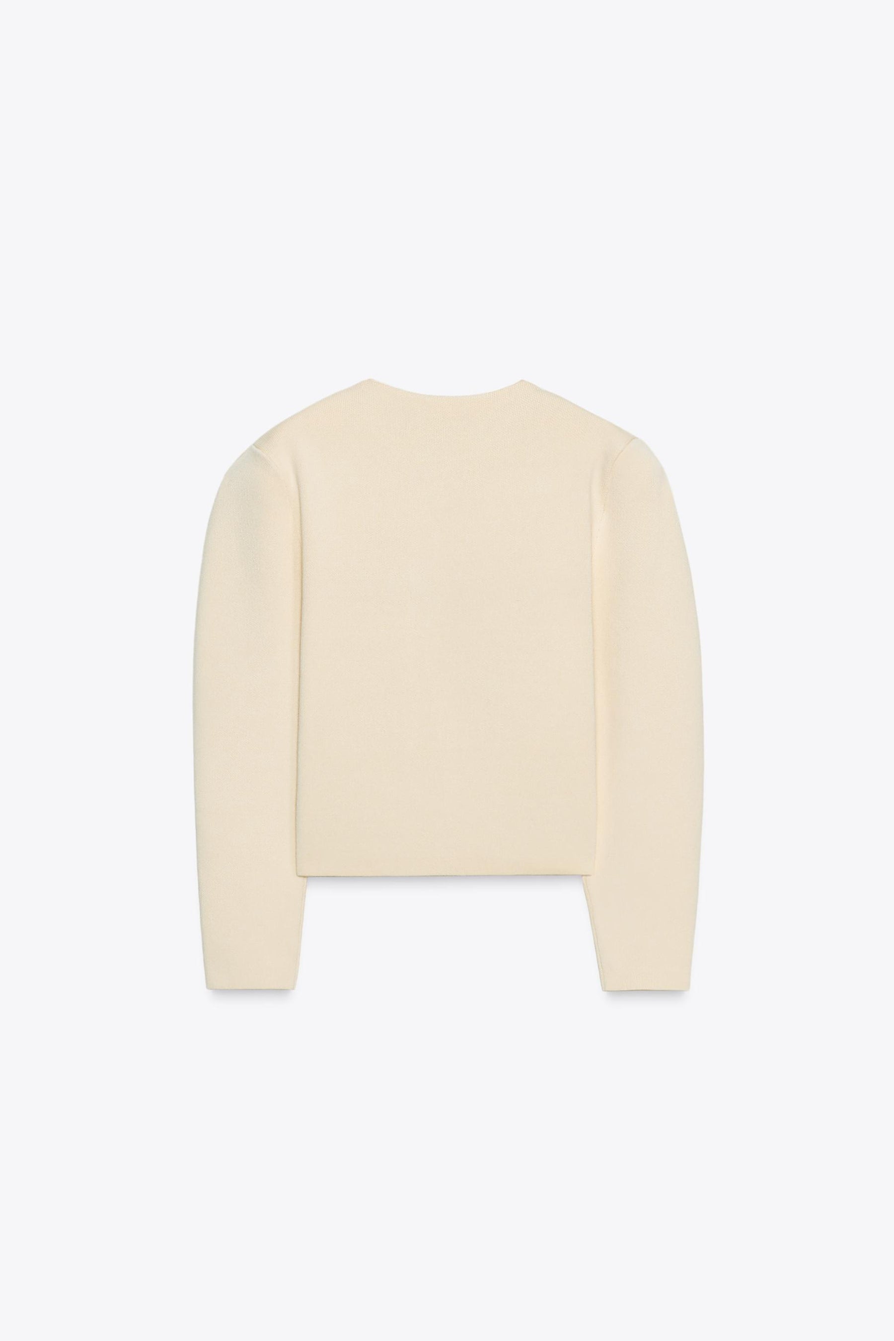 Fitted Cardigan with Buttons