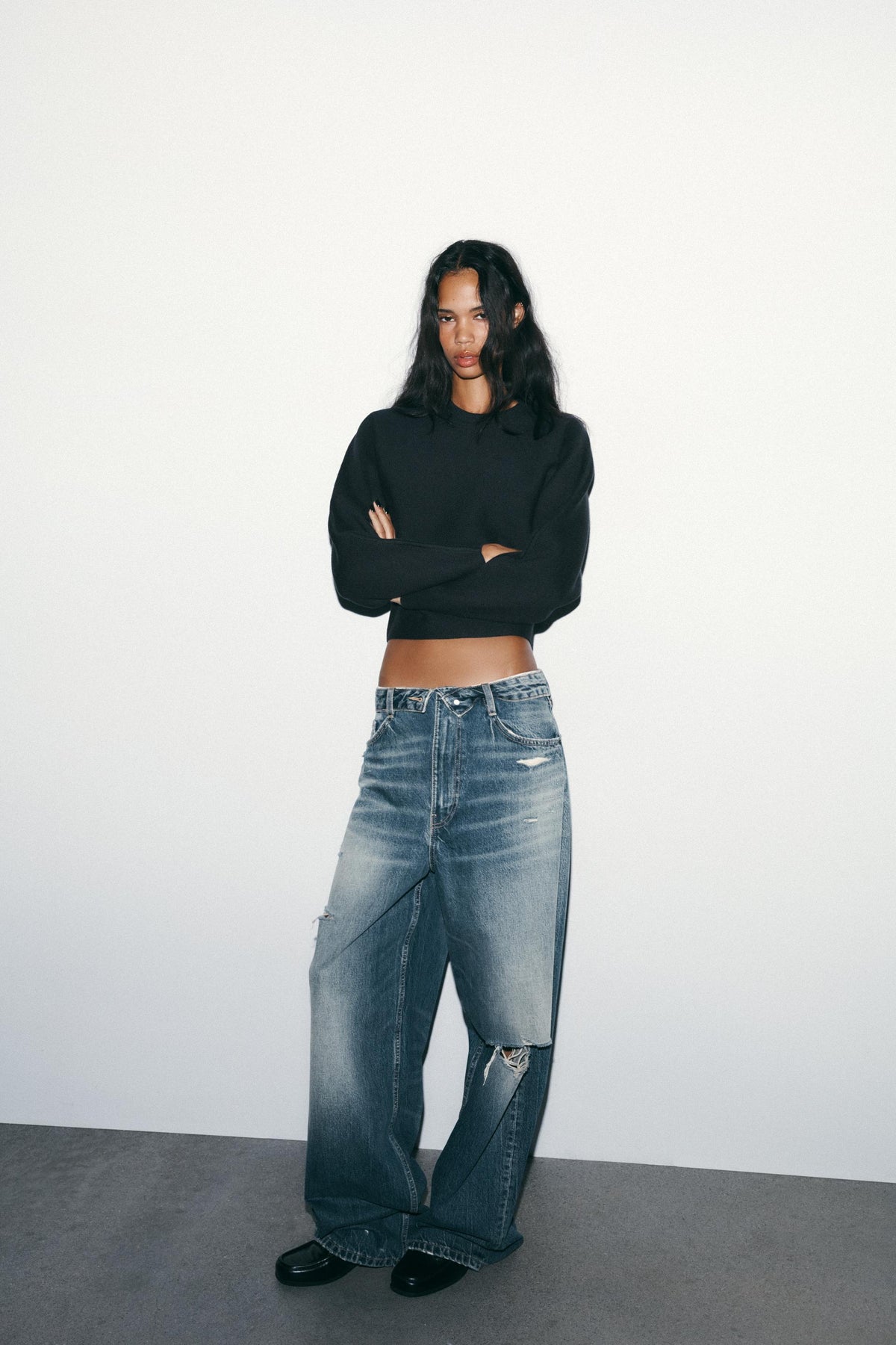 PLAIN KNIT JUMPER - Image 1