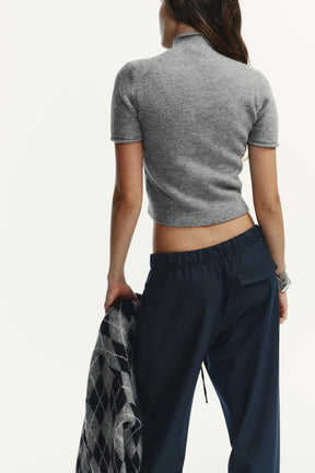 SOFT KNIT SHORT SLEEVE JUMPER - Image 4