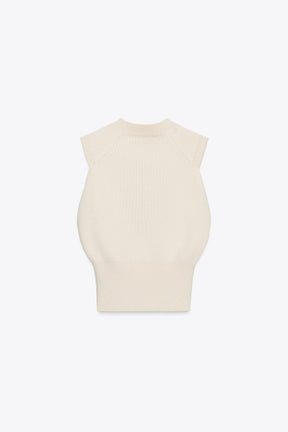 SLEEVELESS KNIT TOP - Image 5
