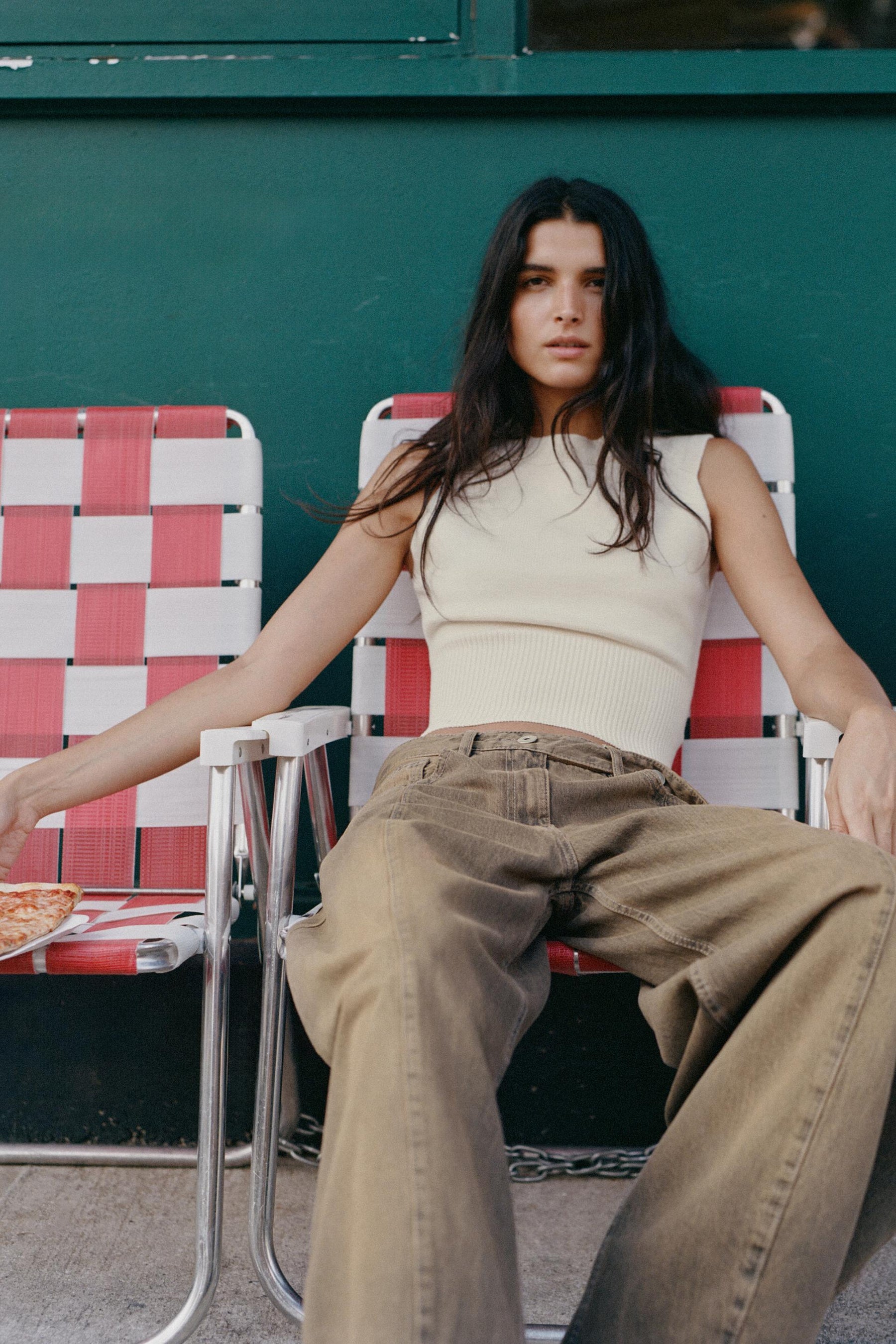 SLEEVELESS KNIT TOP - Image 3