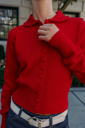 Peter Pan Collar Cardigan