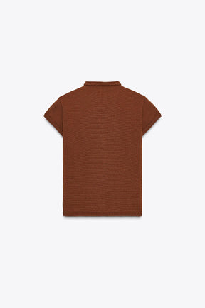BUTTONED KNIT TOP - Image 6
