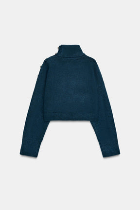 SOFT KNIT JUMPER WITH BUTTONS - Image 6