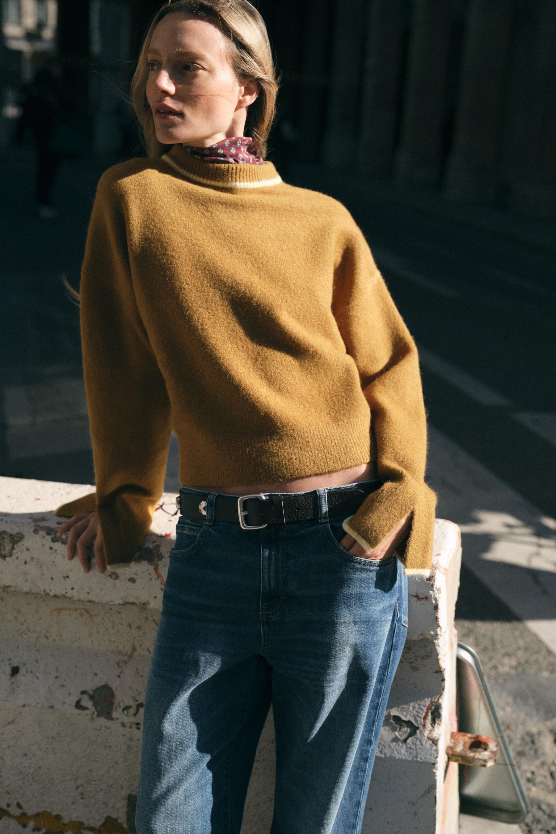 Knit Jumper with Trims