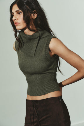 LAPEL KNIT TOP - Image 2