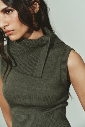 LAPEL KNIT TOP - Image 3