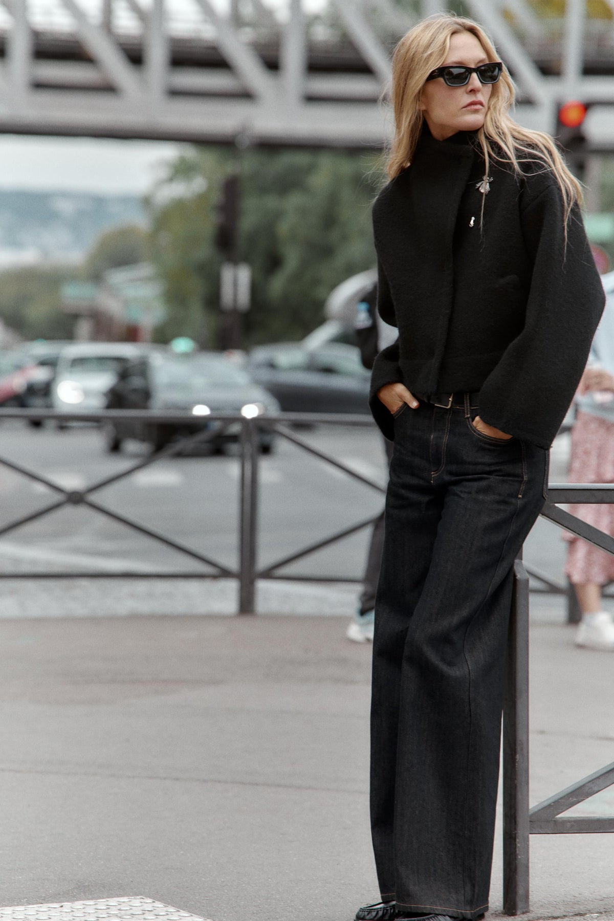 Double-Breasted Bomber Jacket