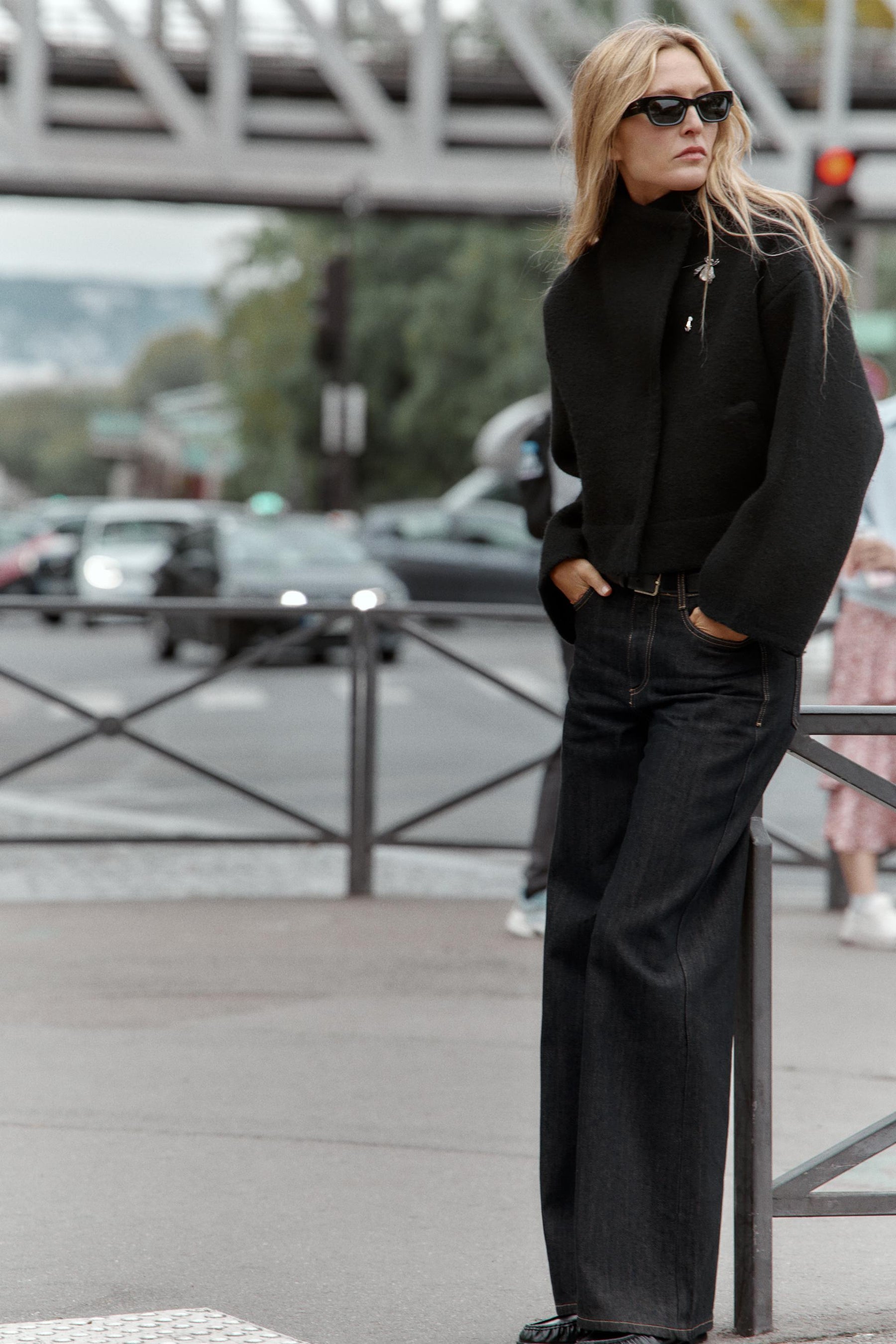 Double-Breasted Bomber Jacket