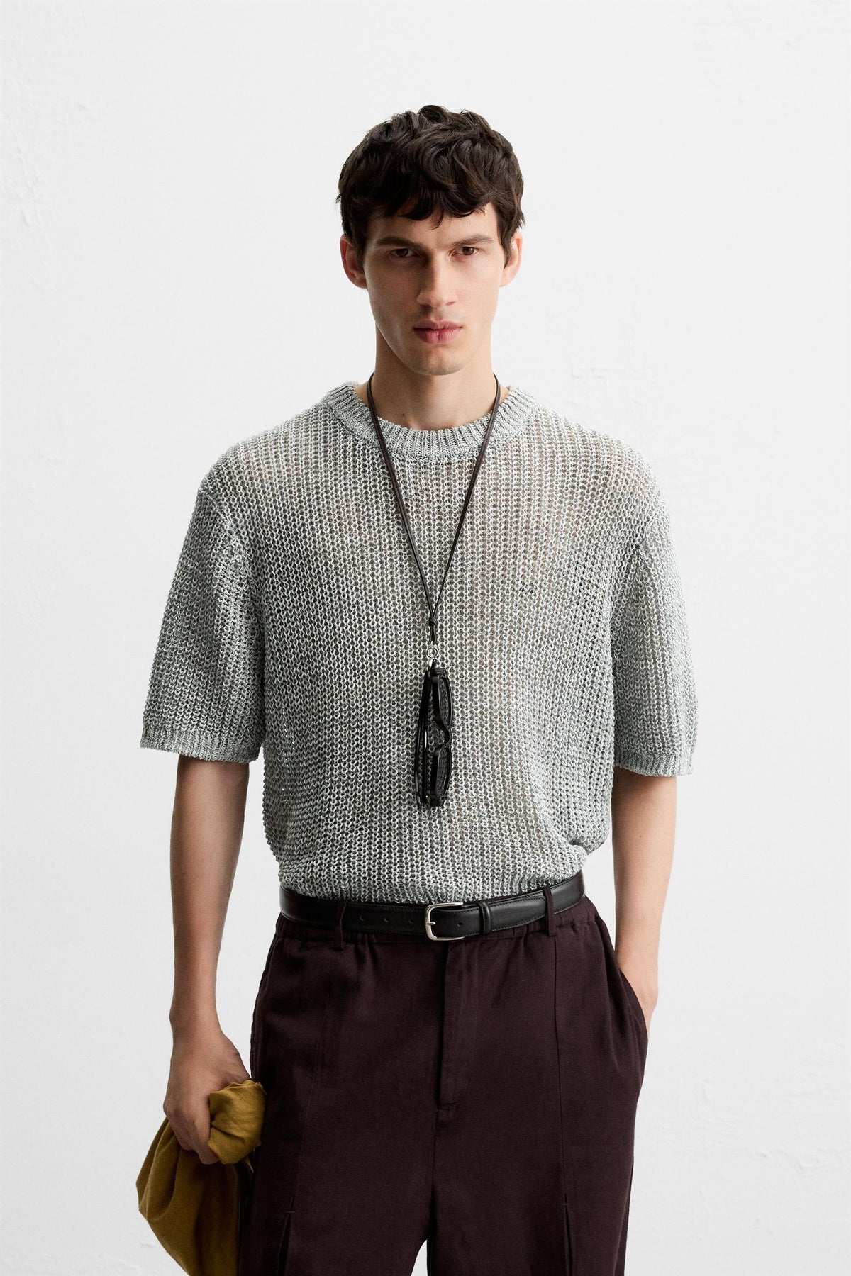 OPEN KNIT T-SHIRT - Image 2