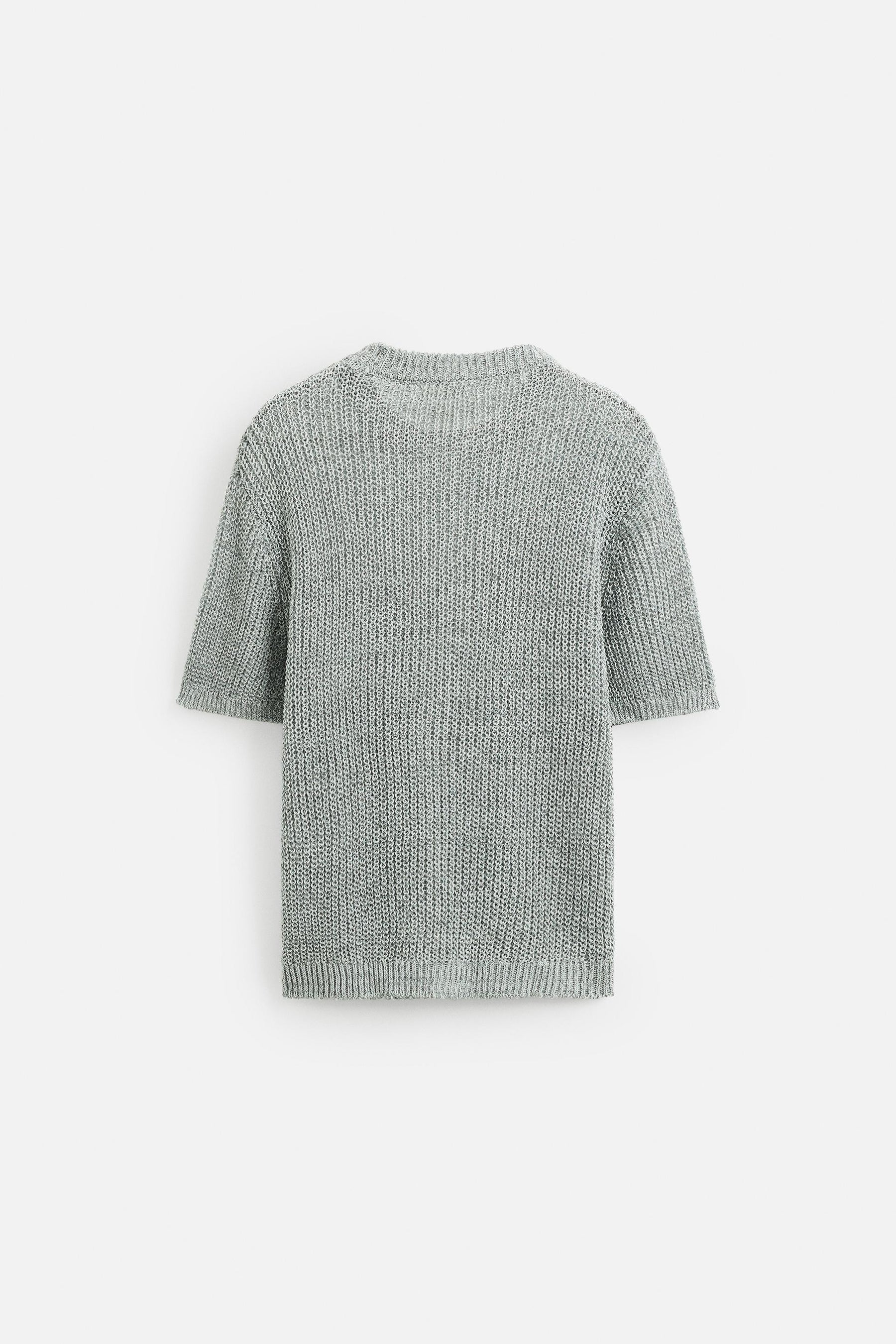 OPEN KNIT T-SHIRT - Image 8