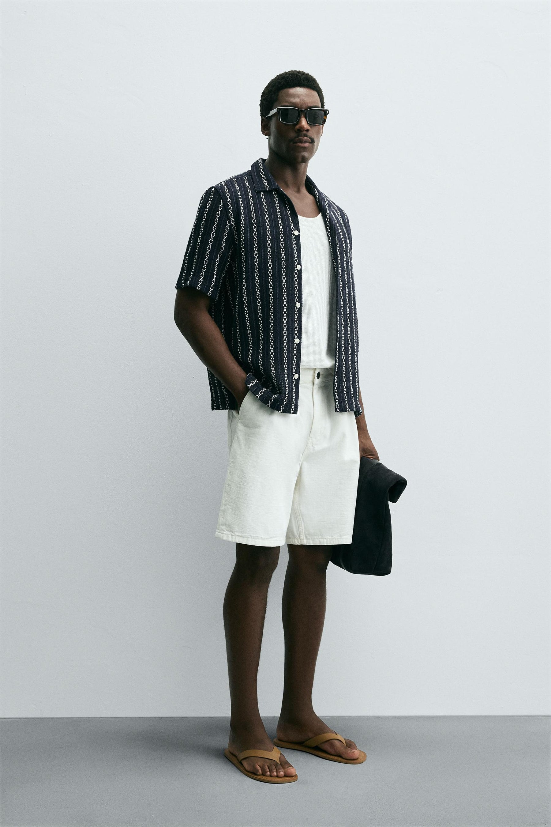 GEOMETRIC JACQUARD SHIRT - Image 4