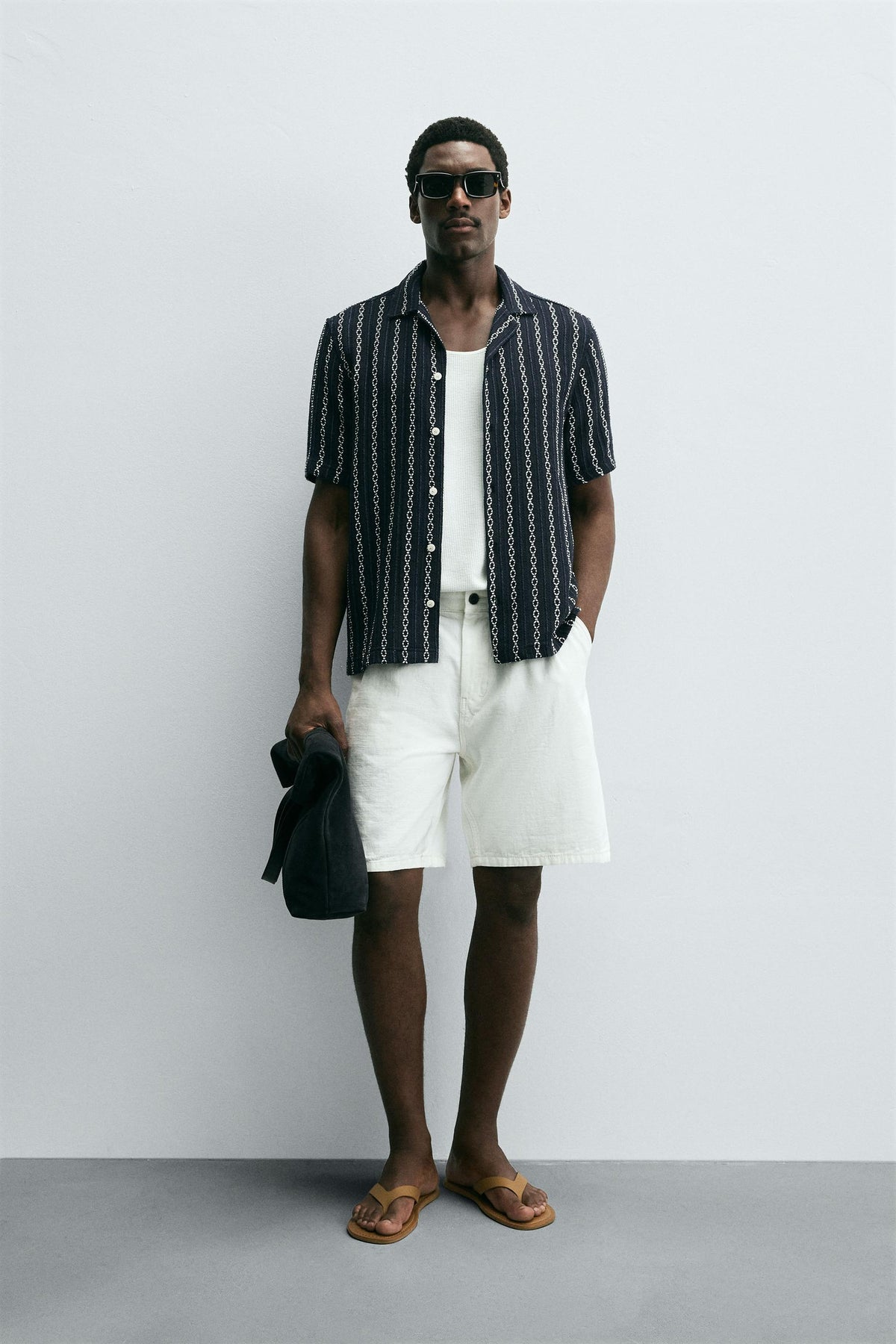 GEOMETRIC JACQUARD SHIRT - Image 1