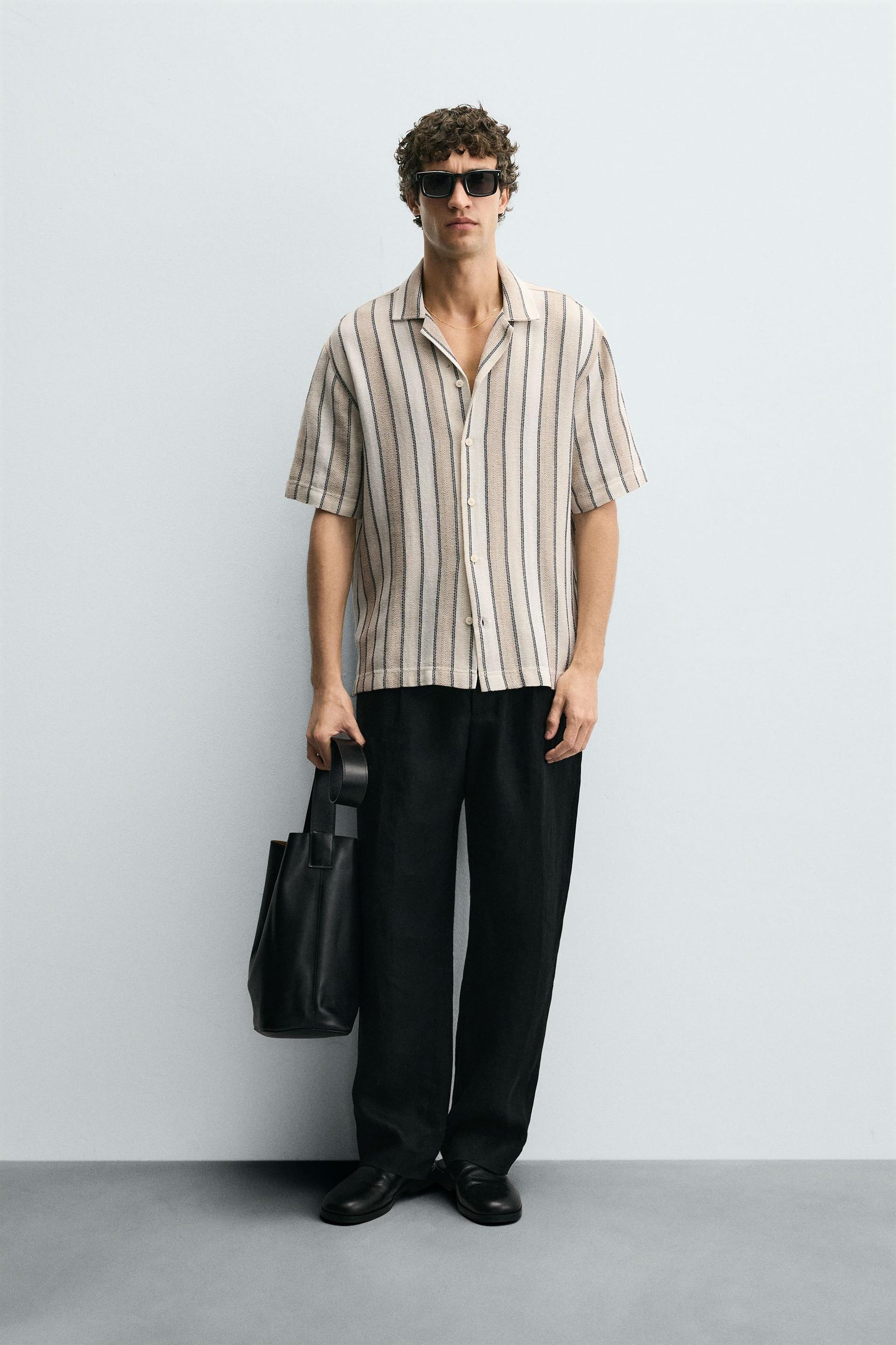 GEOMETRIC JACQUARD SHIRT - Image 1