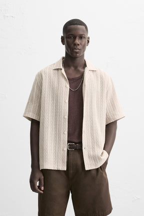 GEOMETRIC JACQUARD SHIRT - Image 2