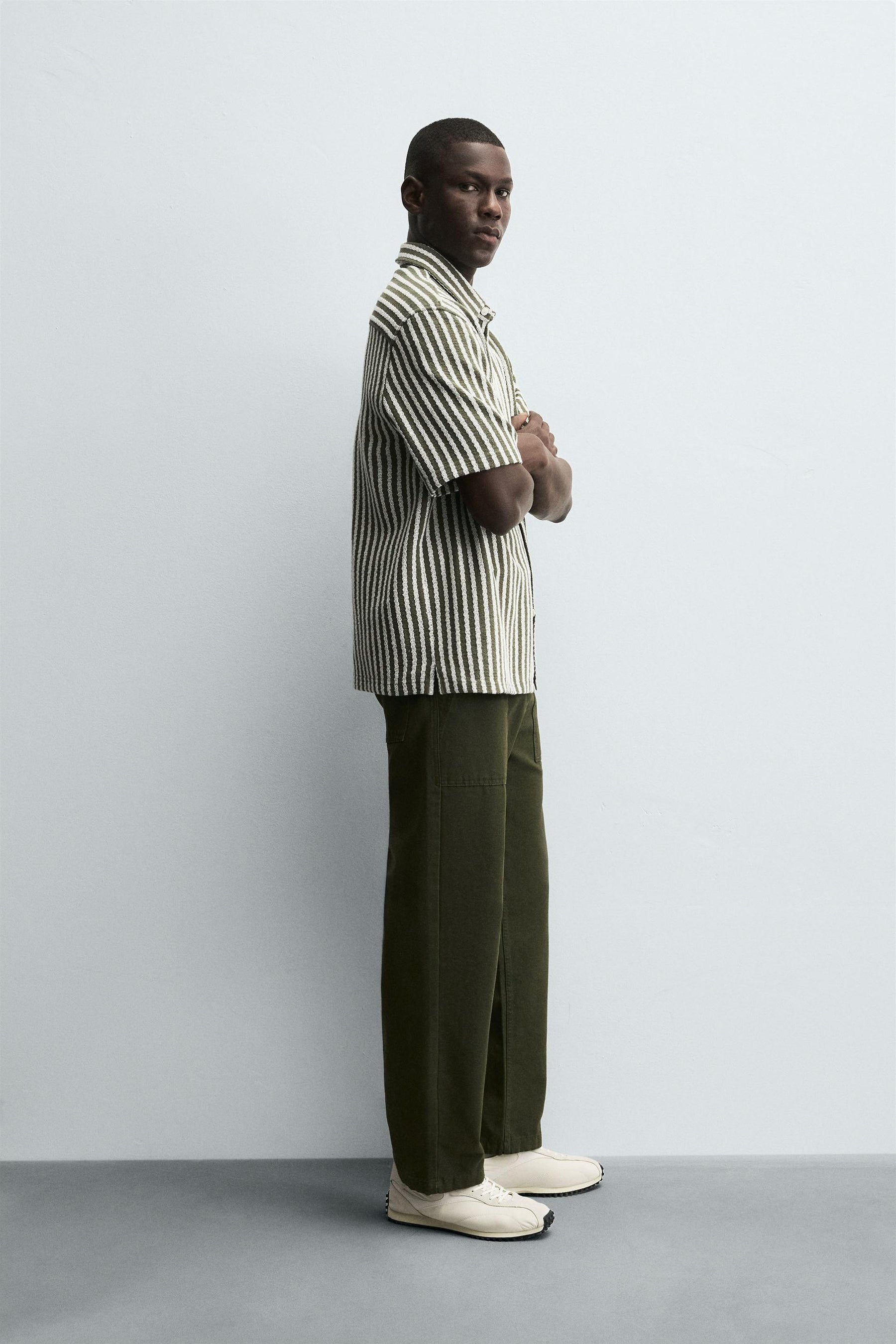 STRIPED JACQUARD SHIRT - Image 4
