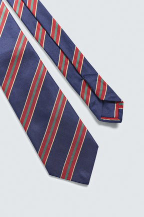 100% SILK STRIPED TIE - Image 4