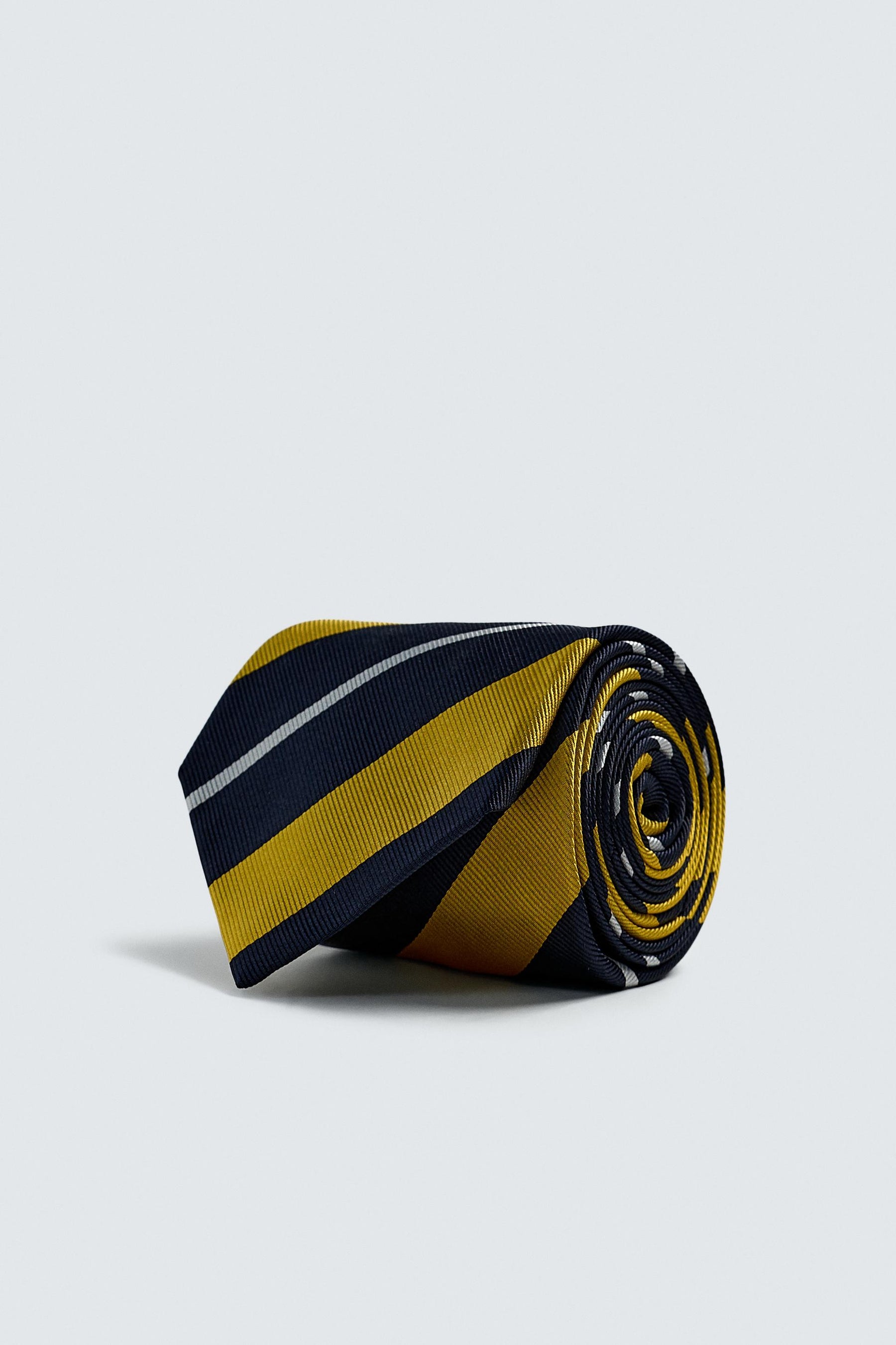 100% SILK STRIPED TIE - Image 3