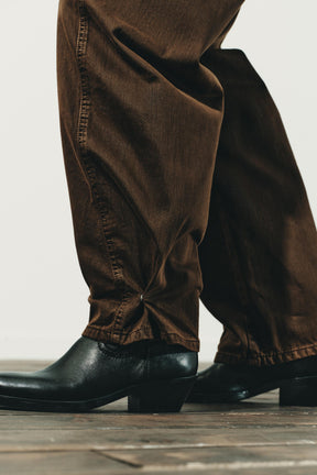 Baggy mid-waist jeans