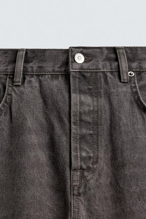 WASHED STRAIGHT FIT JEANS - Image 9