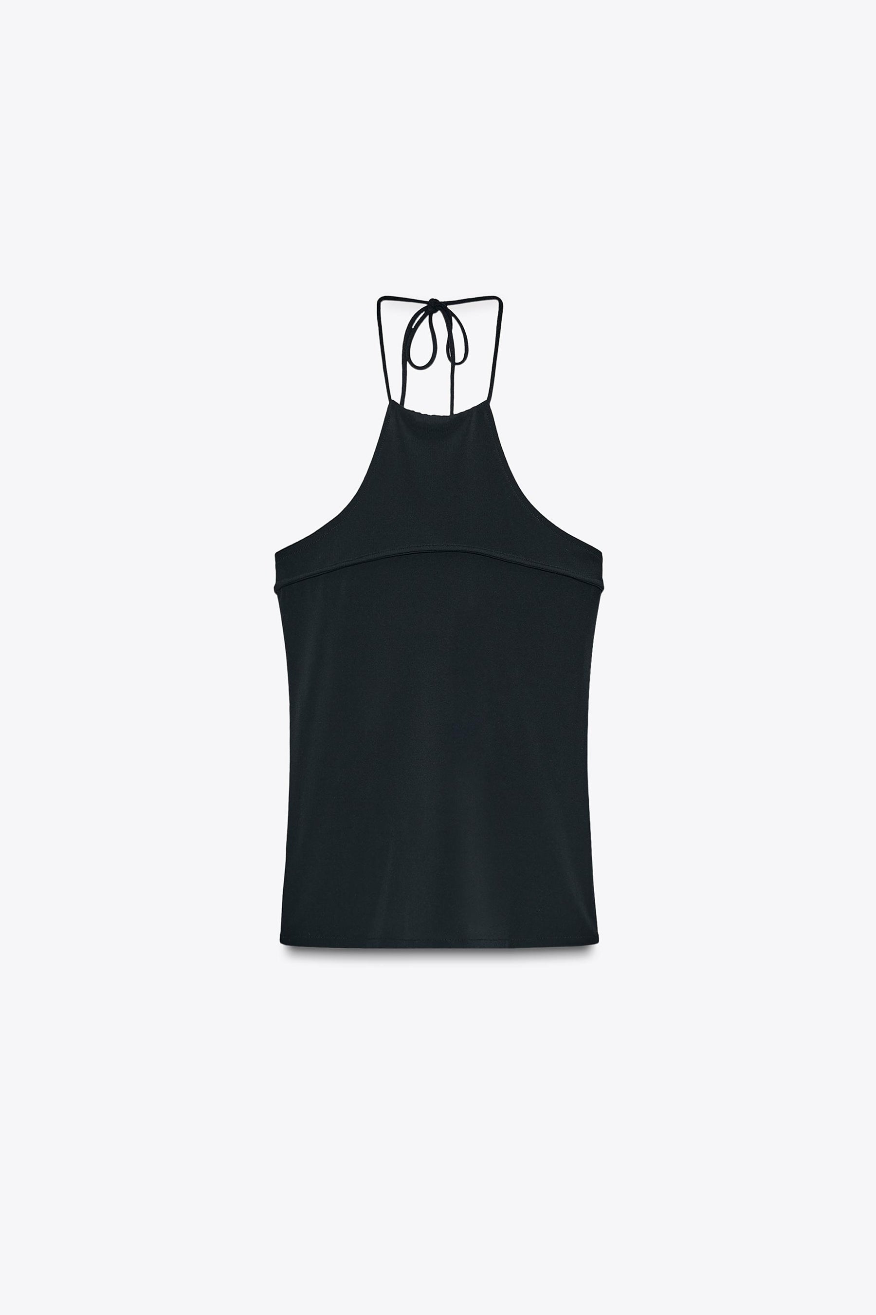 Crepe Halter Top