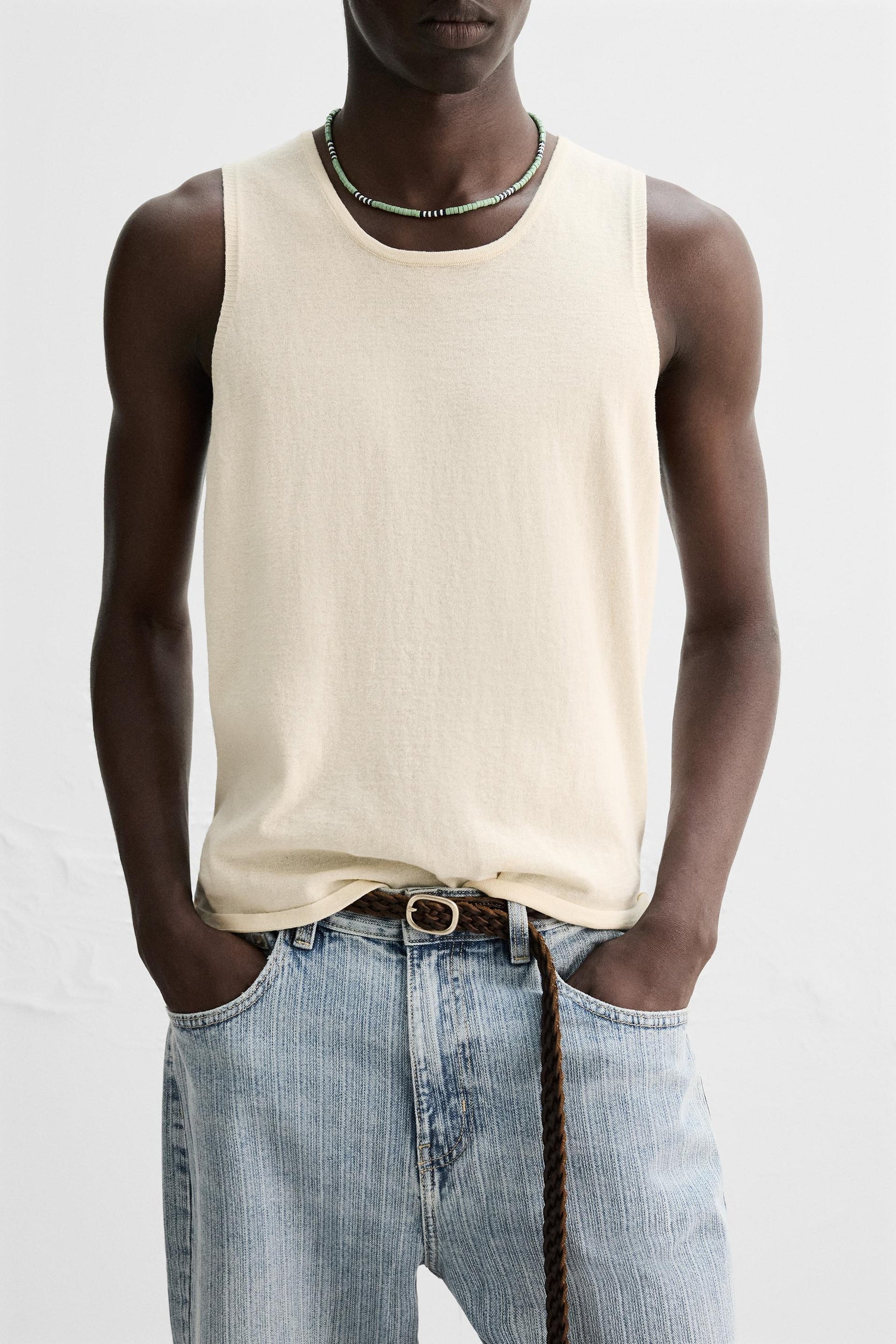 LIGHTWEIGHT KNIT TANK TOP - Image 5