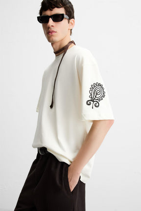 CONTRAST EMBROIDERY SHIRT - Image 5