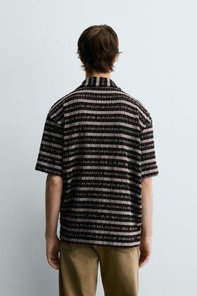 JACQUARD KNIT POLO SHIRT - Image 3