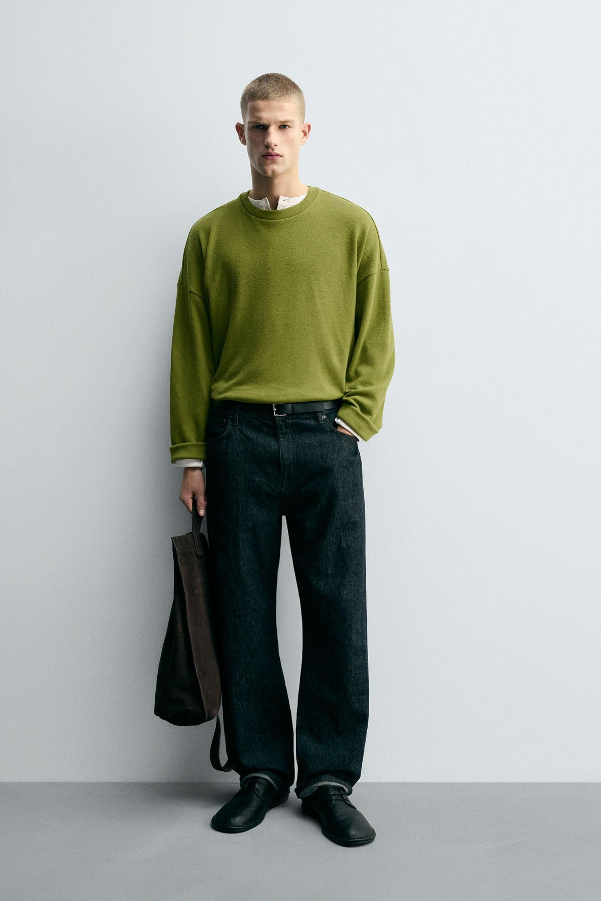 COTTON/LINEN SWEATSHIRT - Image 1