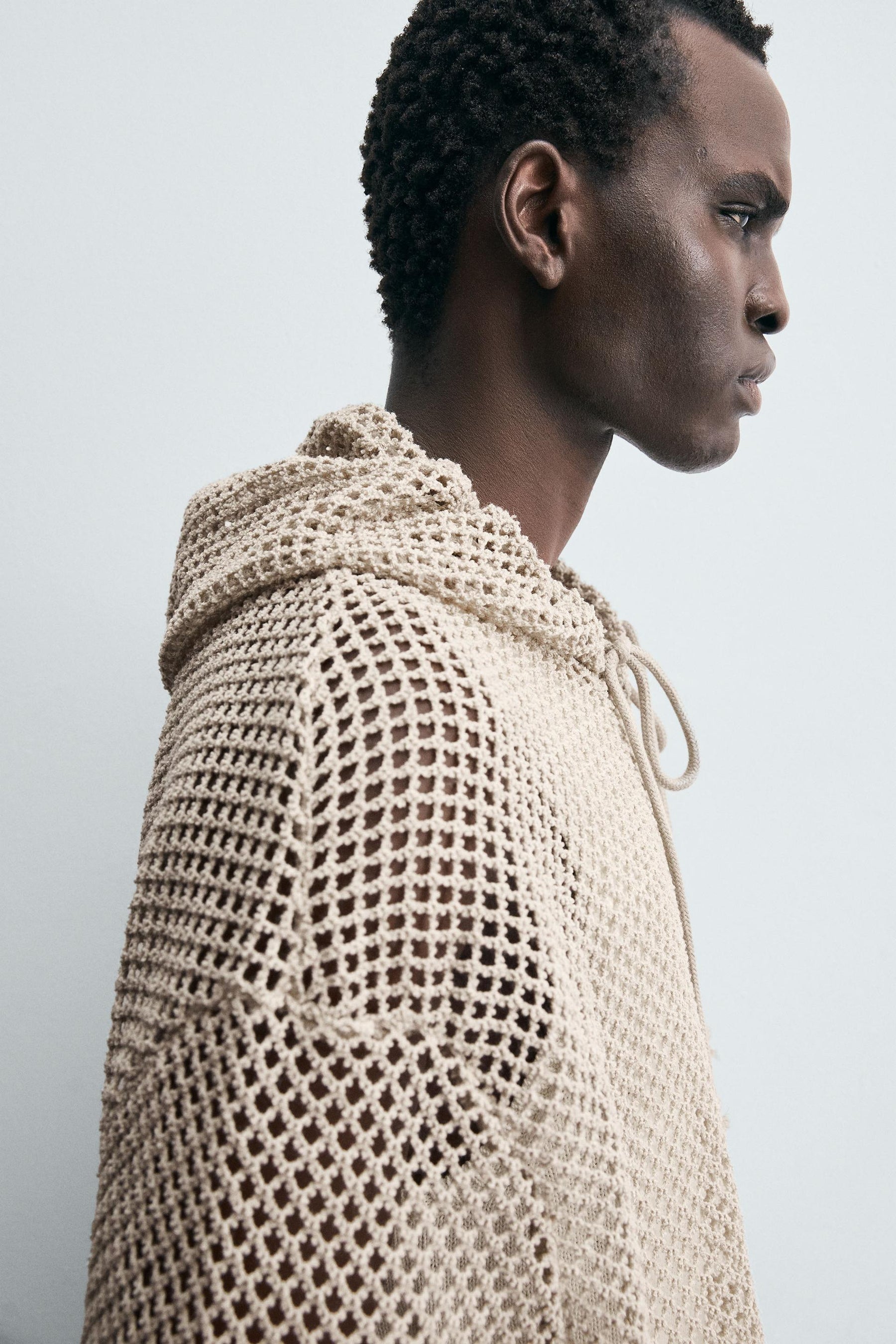 CROCHET TEXTURED SWEATSHIRT - Image 6