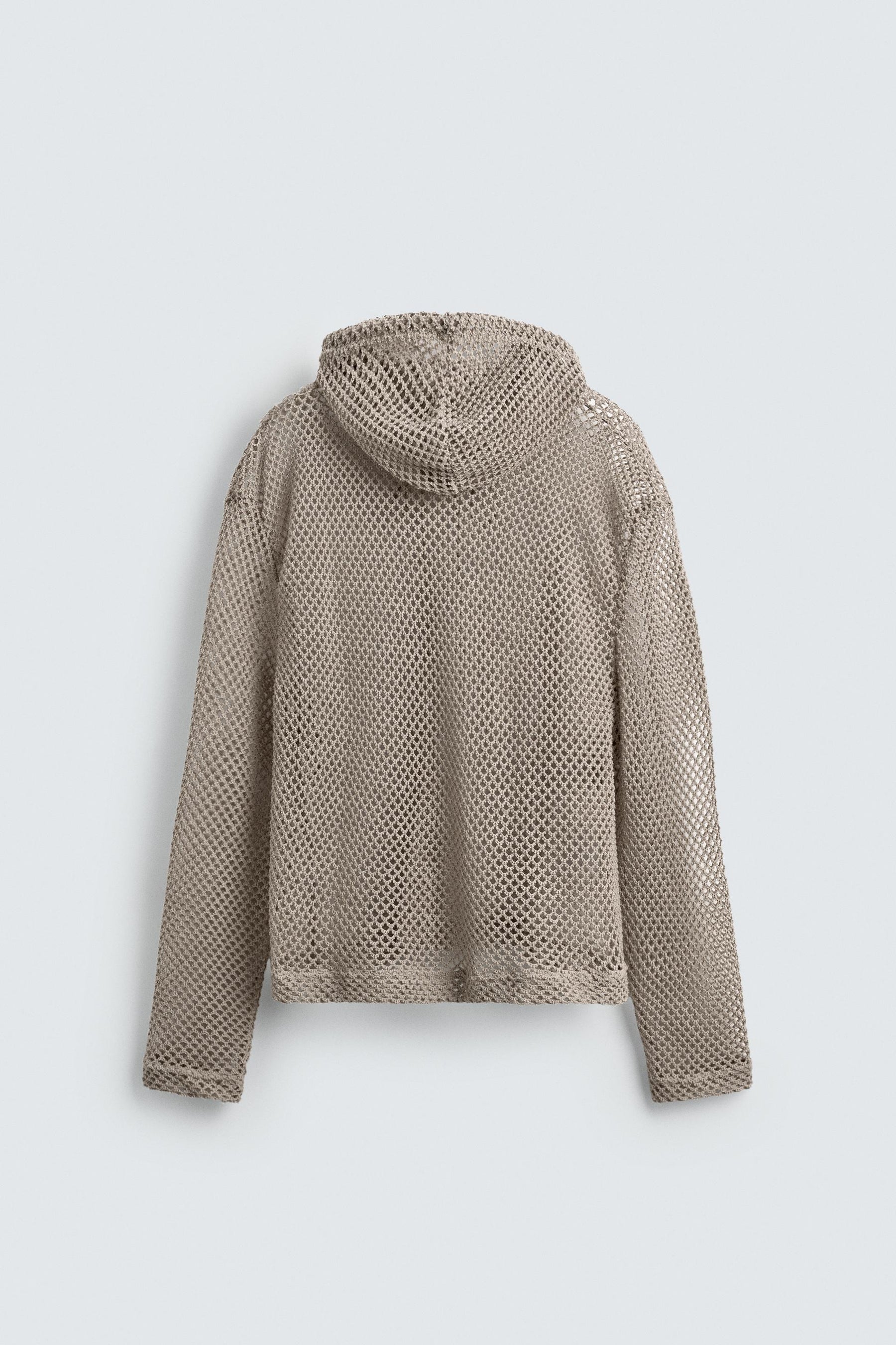 CROCHET TEXTURED SWEATSHIRT - Image 8