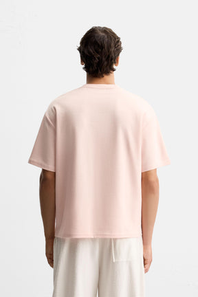 EMBROIDERED SLOGAN T-SHIRT - Image 3