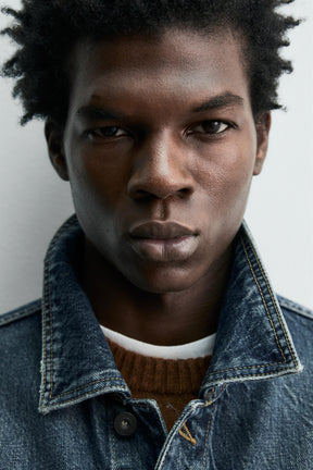 PLEATED DENIM JACKET - Image 5