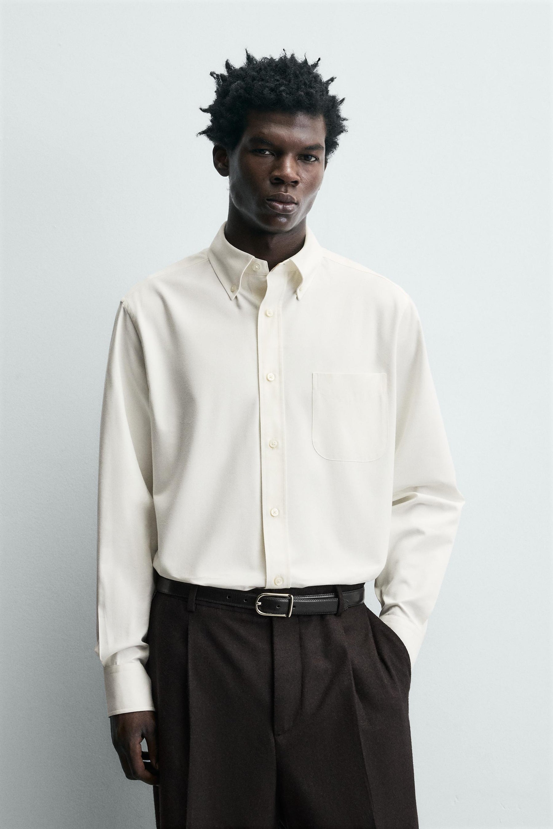 LIMITED EDITION REGULAR FIT TEXTURED SHIRT - Image 2