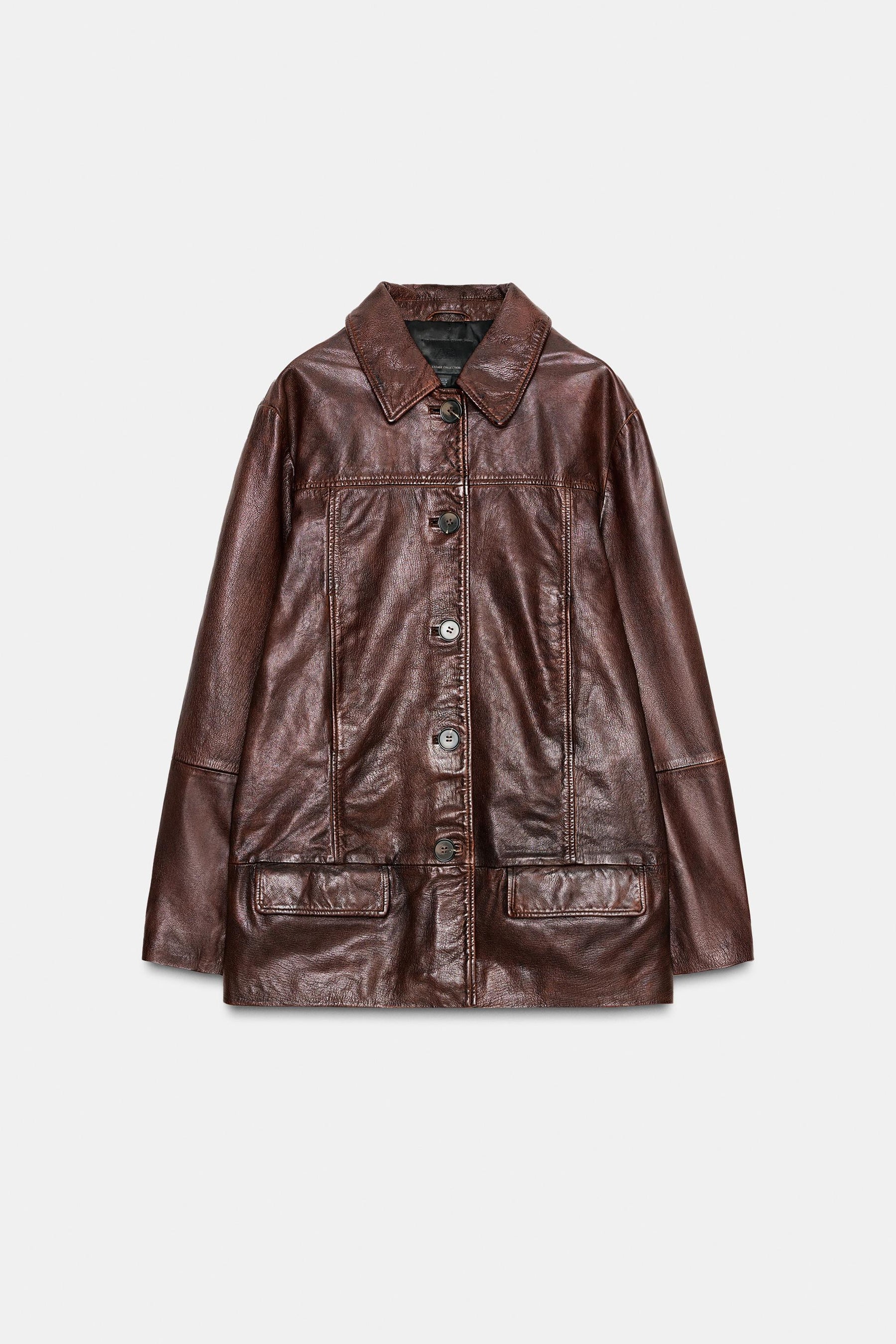 Washed Leather JACKET