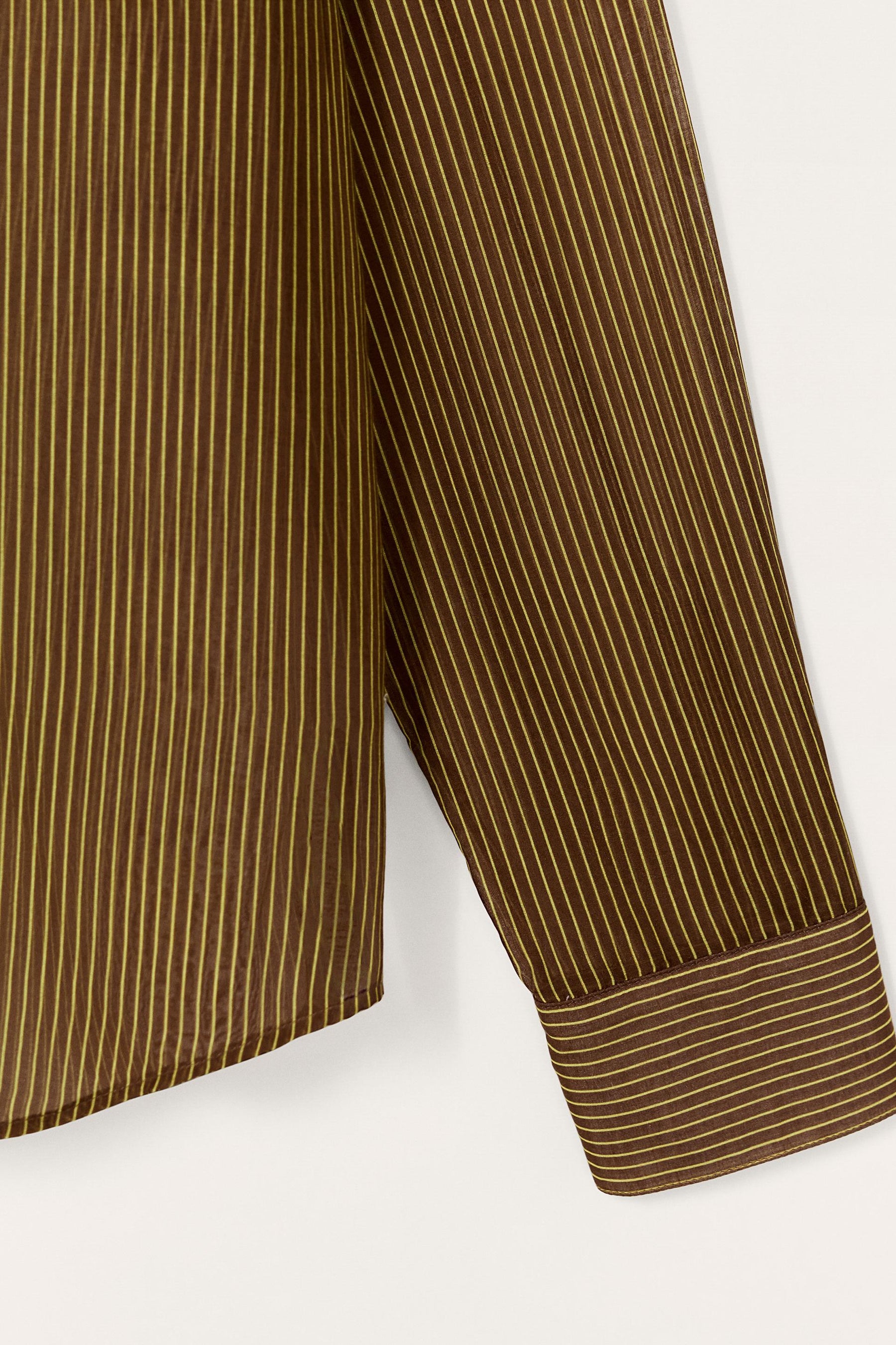 LIMITED EDITION STRIPED COLOUR BLOCK SHIRT - Image 6