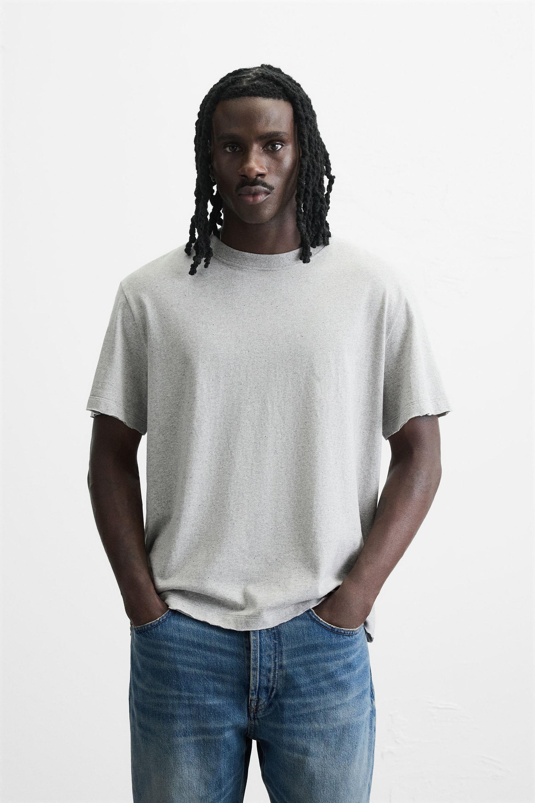 IRREGULAR TEXTURE T-SHIRT - Image 2