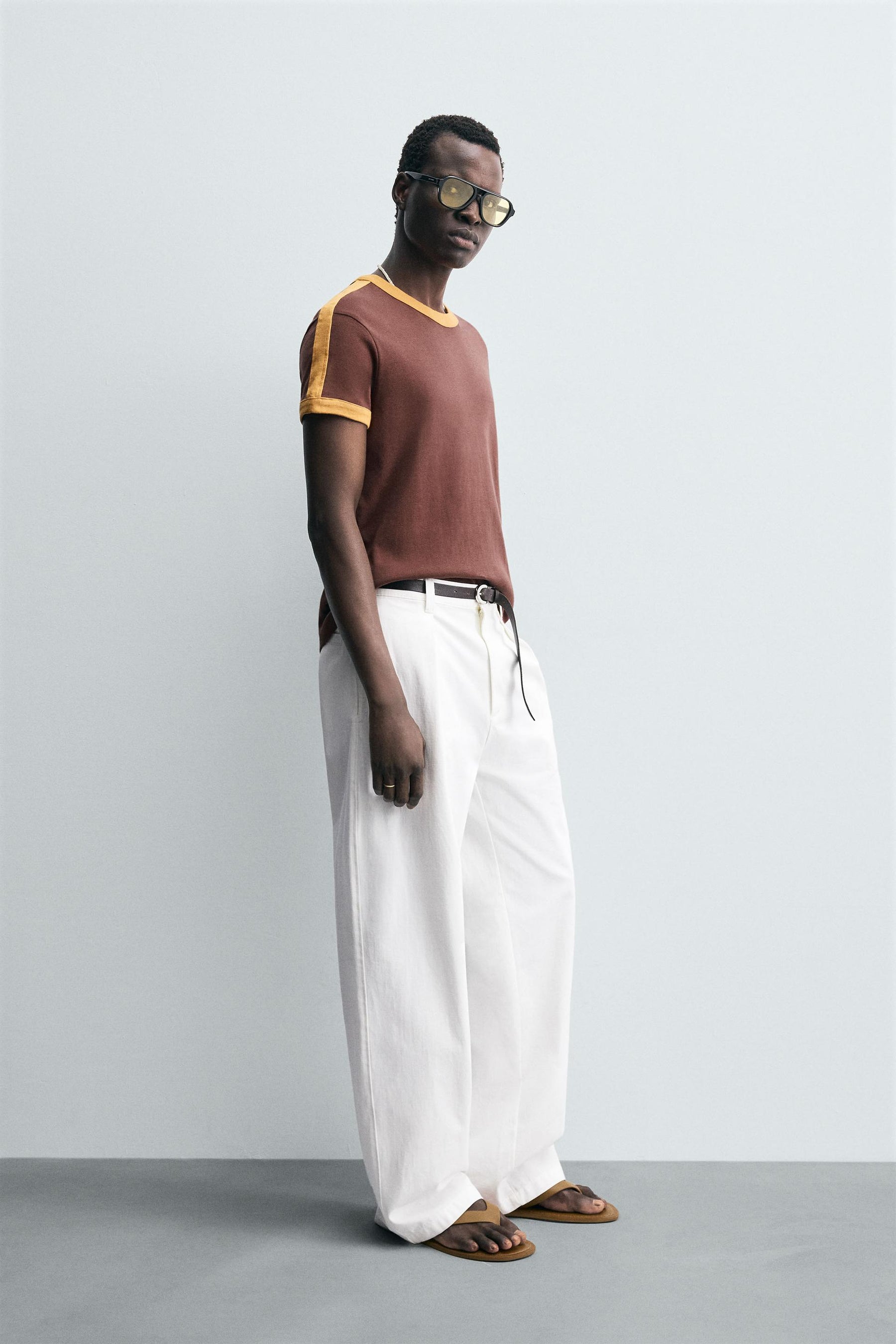 CONTRAST STRIPE T-SHIRT - Image 4