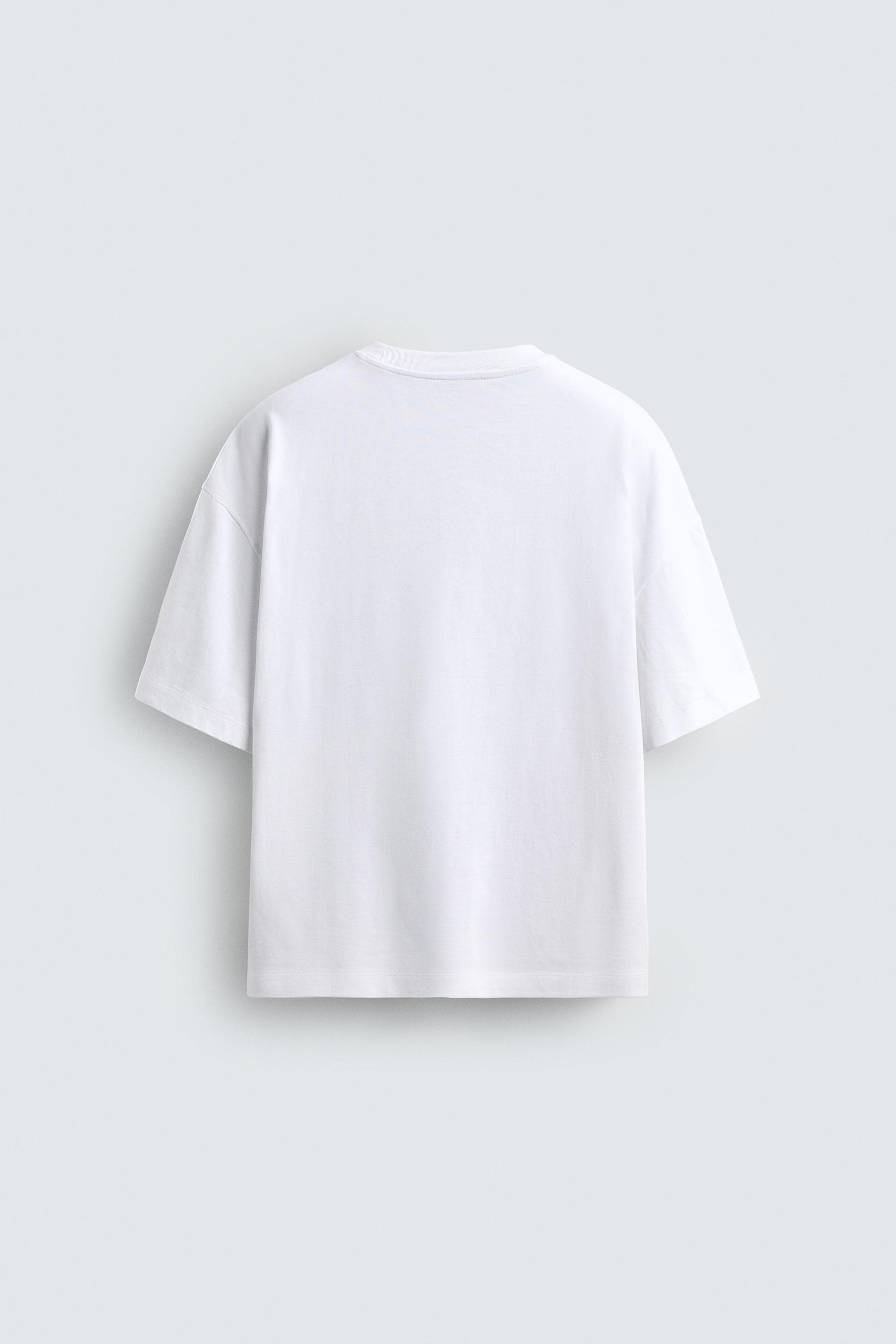 T-SHIRT WITH CONTRAST PRINTS - Image 8