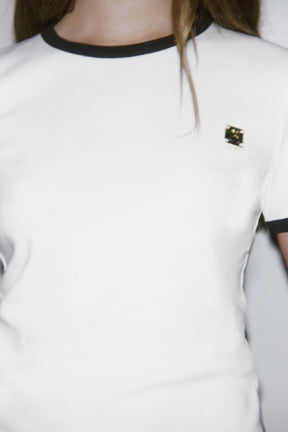 Trim and Brooch T-Shirt