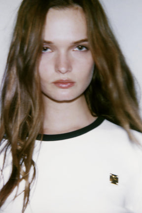 Trim and Brooch T-Shirt