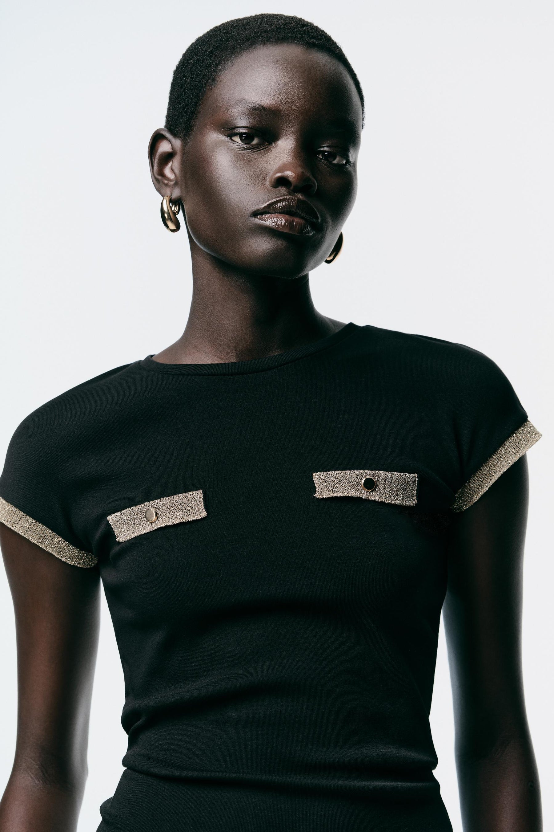 METALLIC THREAD SHIRT