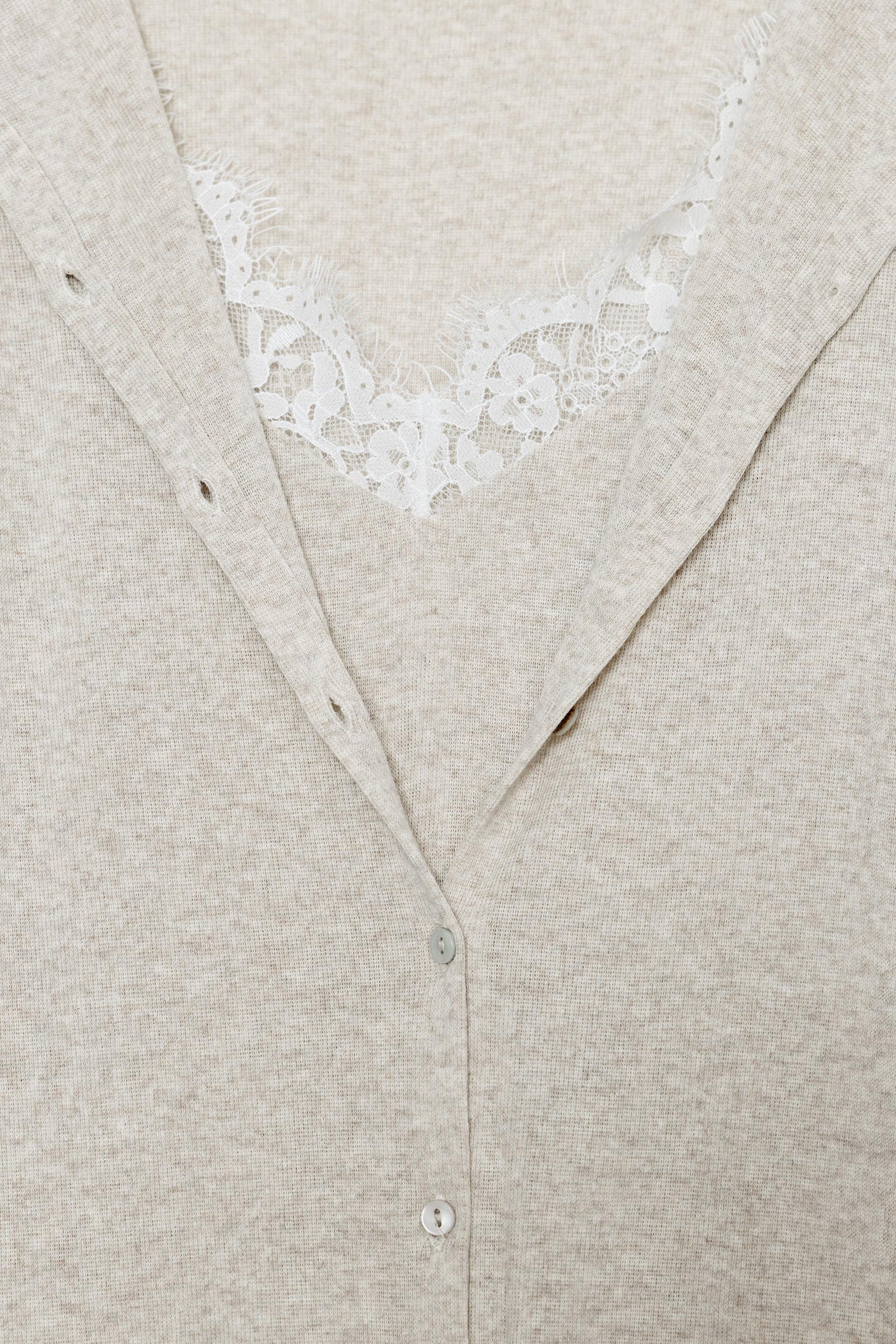 Lace Trimmed Combination Jacket
