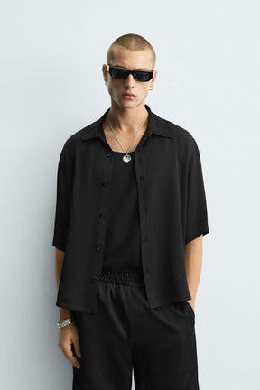 SATIN RELAXED FIT SHIRT - Image 2