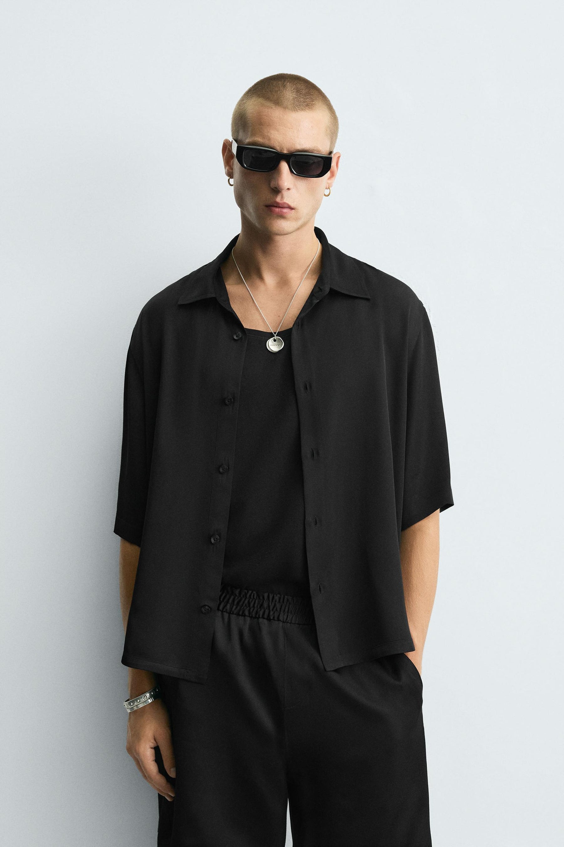 SATIN RELAXED FIT SHIRT - Image 2